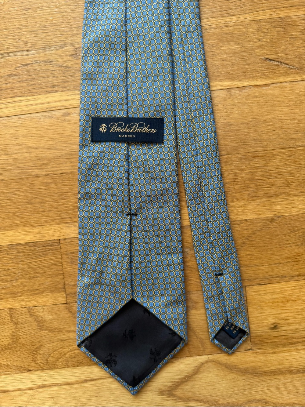 Brooks Brothers Men’s Blue & Yellow Tie